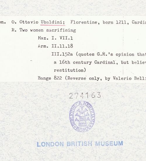 Rückseite von bh274163_recto