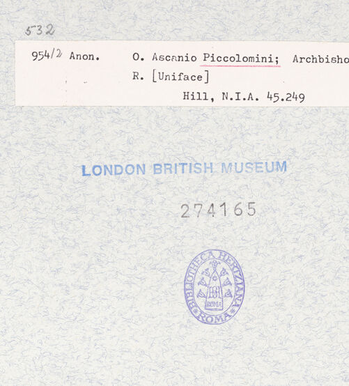 Rückseite von bh274165_recto