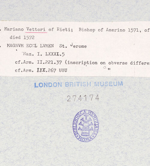 Rückseite von bh274174_recto