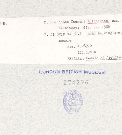 Rückseite von bh274296_recto