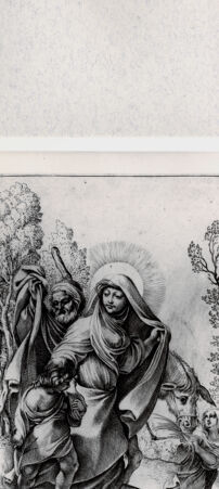 Rückseite von  [http://creativecommons.org/publicdomain/mark/1.0/] Flucht nach Ägypten - , bh274807. Foto.