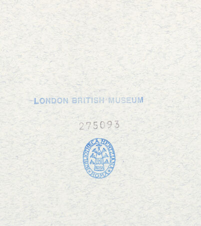 Rückseite von bh275093_recto