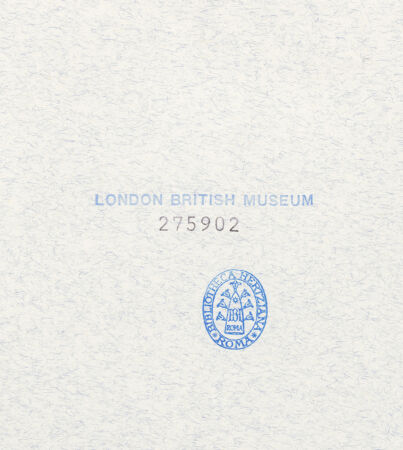 Rückseite von bh275902_recto