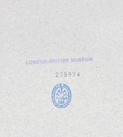 Rückseite von bh275974_recto