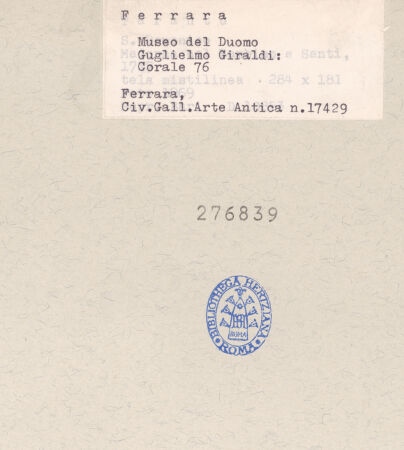 Rückseite von bh276839_recto