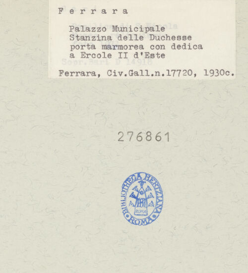 Rückseite von bh276861_recto