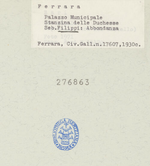 Rückseite von bh276863_recto