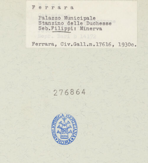 Rückseite von bh276864_recto