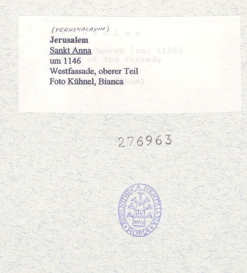 Rückseite von bh276963_recto