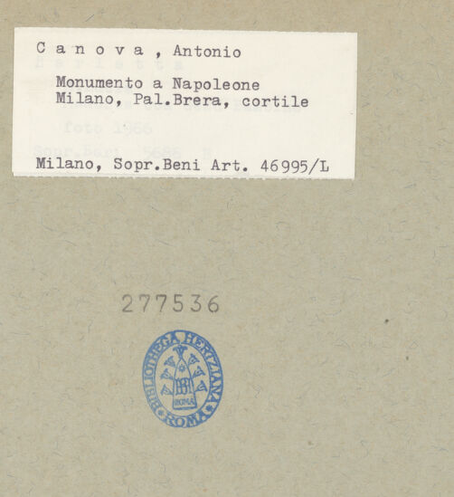 Rückseite von Sopr. BAS MI [https://www.deutsche-digitale-bibliothek.de/content/lizenzen/rv-ez/] Napoleon I. als Mars - Frontalansicht, bh277536_recto. Foto.