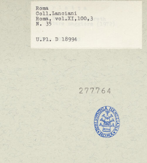 Rückseite von bh277764_recto