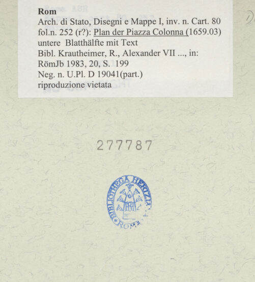 Rückseite von bh277787_recto