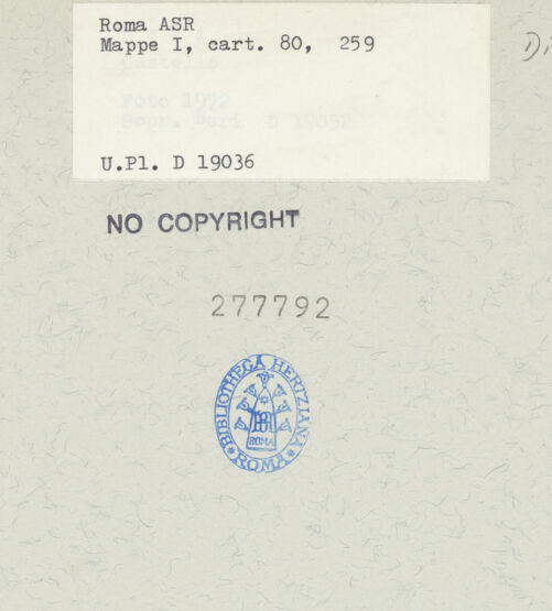 Rückseite von bh277792_recto