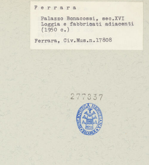 Rückseite von bh277837_recto