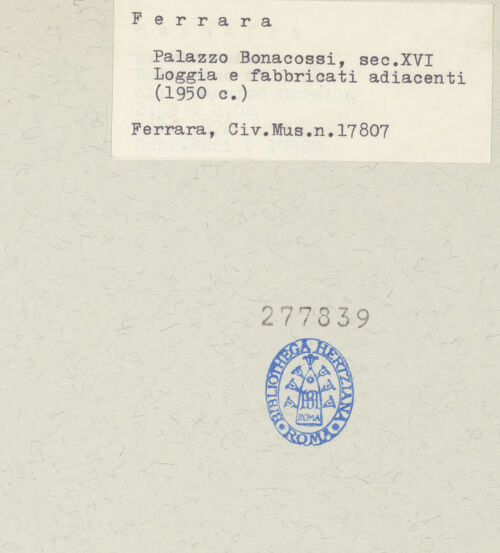 Rückseite von bh277839_recto