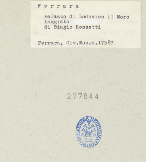 Rückseite von bh277844_recto