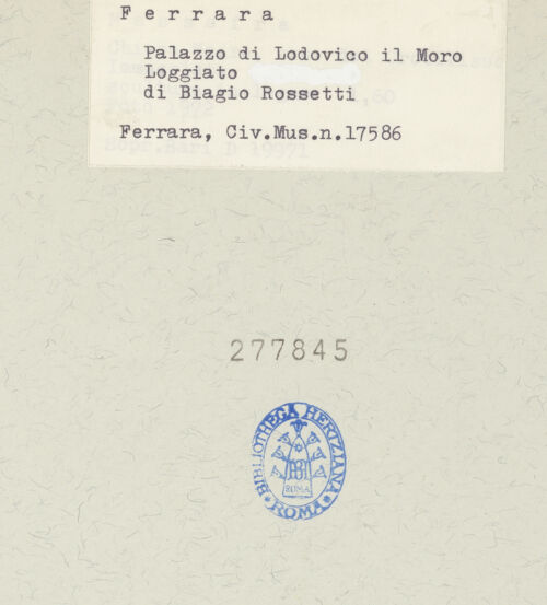 Rückseite von bh277845_recto