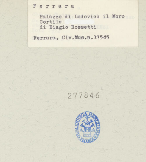 Rückseite von bh277846_recto