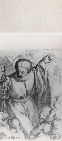 Rückseite von  [http://creativecommons.org/publicdomain/mark/1.0/] Heiliger Petrus - , bh279049. Foto.