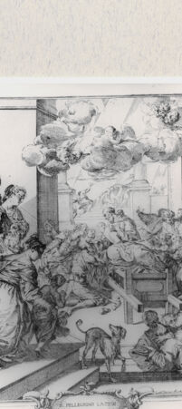 Rückseite von  [http://creativecommons.org/publicdomain/mark/1.0/] Heiliger Pellegrino - , bh279234. Foto.