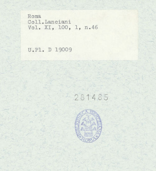 Rückseite von bh281485_recto