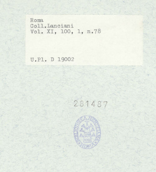 Rückseite von bh281487_recto