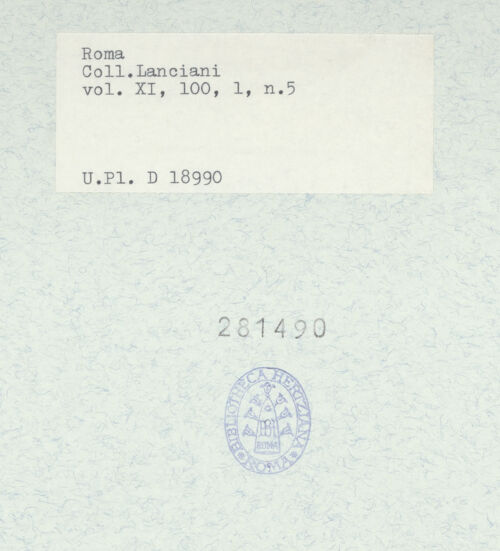 Rückseite von bh281490_recto