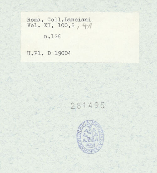 Rückseite von bh281495_recto