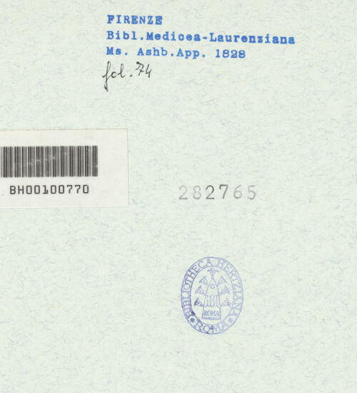 Rückseite von bh282765_recto