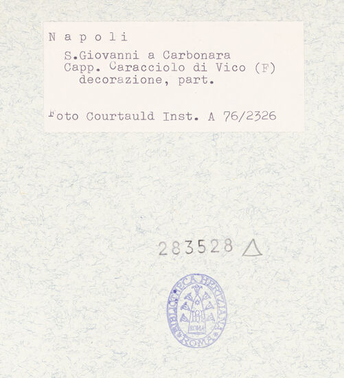 Rückseite von Courtauld Institute of Art [https://www.deutsche-digitale-bibliothek.de/content/lizenzen/rv-ez/] Hl. Jacobus - Frontalansicht, bh283528_recto. Foto.