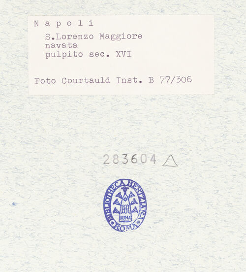 Rückseite von Courtauld Institute, Conway Library [https://www.deutsche-digitale-bibliothek.de/content/lizenzen/rv-ez/] Seitenansicht, bh283604_recto. Foto.