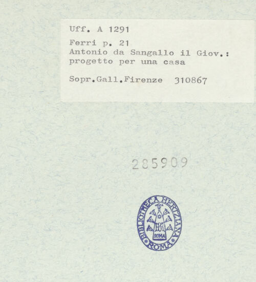 Rückseite von bh285909_recto