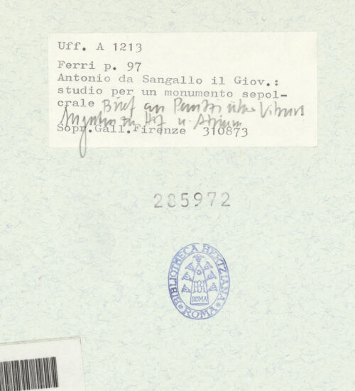 Rückseite von bh285972_recto