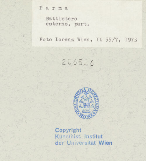 Rückseite von  [http://creativecommons.org/publicdomain/mark/1.0/] ... - , bh286526_recto. Foto.