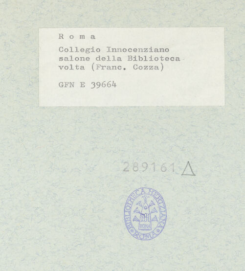 Rückseite von ICCD [https://www.deutsche-digitale-bibliothek.de/content/lizenzen/rv-ez/] Apotheose der Theologie - Gesamtansicht, bh289161_recto. Foto.