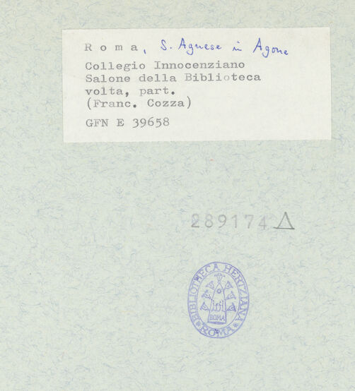 Rückseite von ICCD [https://www.deutsche-digitale-bibliothek.de/content/lizenzen/rv-ez/] Apotheose der Theologie - Detail: Gruppe von Allegorien auf einem Wagen, bh289174_recto. Foto.