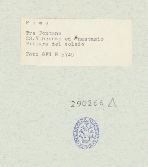 Rückseite von Istituto Nazionale per la Grafica [https://www.deutsche-digitale-bibliothek.de/content/lizenzen/rv-ez/] Fresken - Rankenornament, bh290266_recto. Foto.