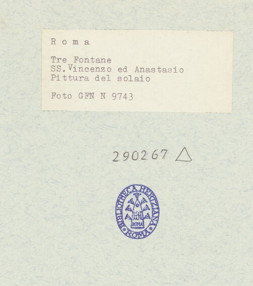 Rückseite von Istituto Nazionale per la Grafica [https://www.deutsche-digitale-bibliothek.de/content/lizenzen/rv-ez/] Fresken - Rankenornament, bh290267_recto. Foto.