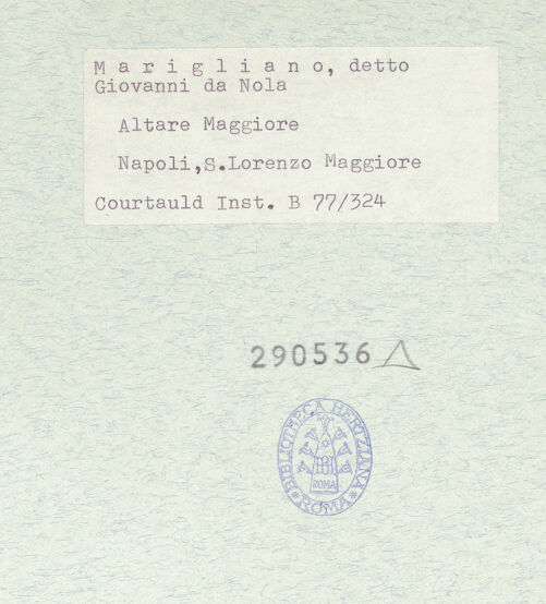 Rückseite von Courtauld Institute [https://www.deutsche-digitale-bibliothek.de/content/lizenzen/rv-ez/] Hauptaltar - Gesamtansicht, bh290536_recto. Foto.