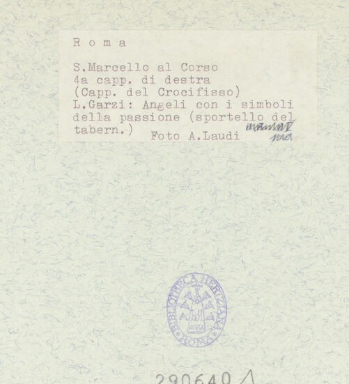 Rückseite von unbekannt [https://www.deutsche-digitale-bibliothek.de/content/lizenzen/rv-ez/] Engel mit den Leidenswerkzeugen Cristi - , bh290640_recto. Foto: Laudi, A..