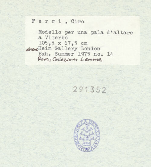 Rückseite von bh291352_recto