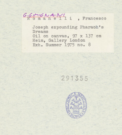 Rückseite von bh291355_recto