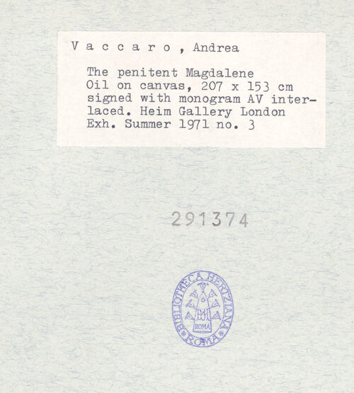 Rückseite von bh291374_recto