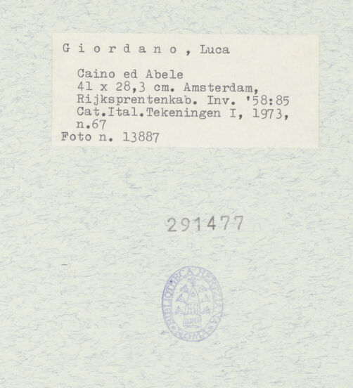 Rückseite von bh291477_recto