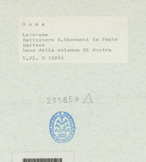 Rückseite von bh291859_recto