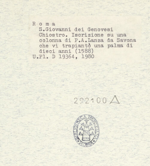 Rückseite von bh292100_recto