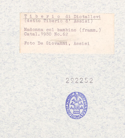 Rückseite von bh292252_recto