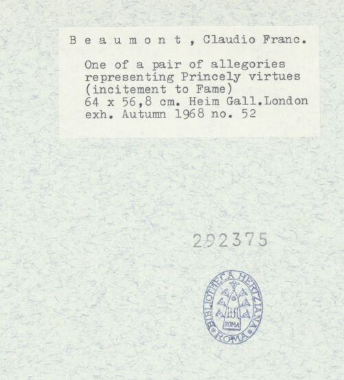 Rückseite von bh292375_recto