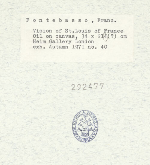 Rückseite von bh292477_recto