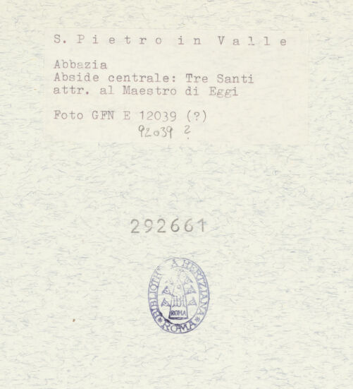 Rückseite von bh292661_recto